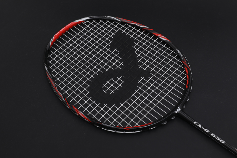 Premium Carbon Feather Racket CX-B658 punainen