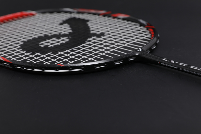 Premium Carbon Feather Racket CX-B658 punainen