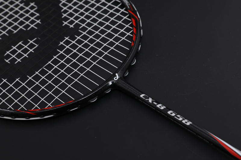 Premium Carbon Feather Racket CX-B658 punainen