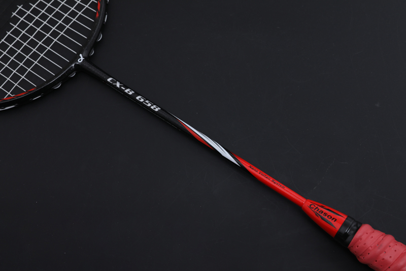 Premium Carbon Feather Racket CX-B658 punainen